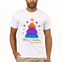Freefit Frohe Weihnachten Baum Bella+Canvas T-Shir