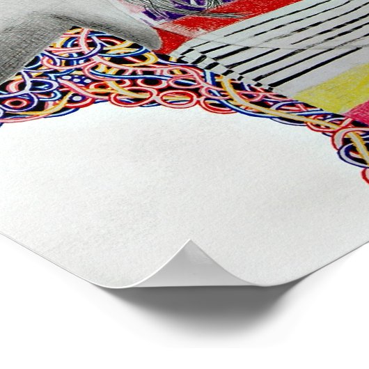 Freefloat Print von Meghan Oona Clifford Poster (Ecke)