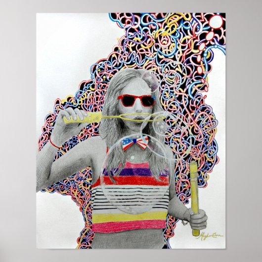 Freefloat Print von Meghan Oona Clifford Poster (Vorne)