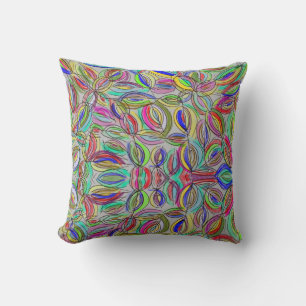 Freeflow orbs of color fun design kissen