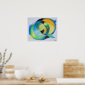 Freeform Abstrakte Gefühle Poster (Küche)