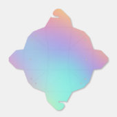 Freeform Pastel Gradient Geschenkschachtel (Ungefaltet)