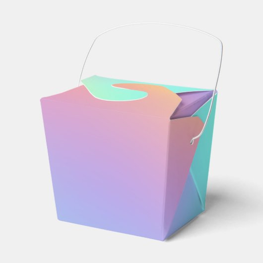 Freeform Pastel Gradient Geschenkschachtel (Vorderseite)