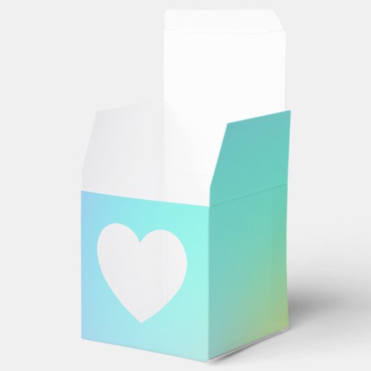 Freeform Pastel Gradient Geschenkschachtel (Geöffnet)