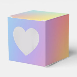 Freeform Pastel Gradient Geschenkschachtel