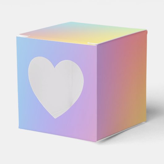 Freeform Pastel Gradient Geschenkschachtel (Vorderseite)