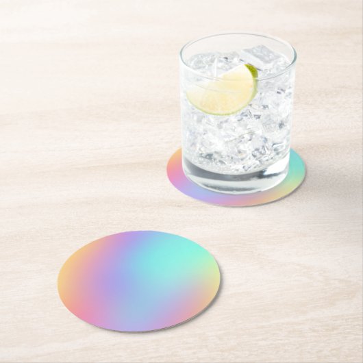 Freeform Pastel Gradient Paper Untersetzer (Vor Ort)