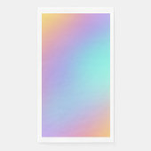 Freeform Pastel Gradient Serviette (Vorderseite)
