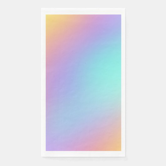 Freeform Pastel Gradient Serviette (Vorderseite)