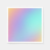 Freeform Pastel Gradient Serviette (Vorderseite)