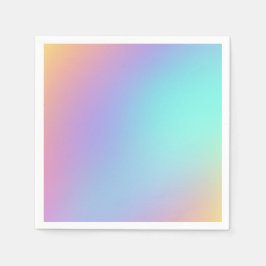 Freeform Pastel Gradient Serviette