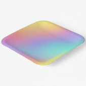 Freeform Pastel Gradient Square Paper Teller (Gewinkelt)