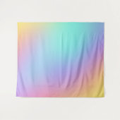 Freeform Pastel Gradient Wandteppich (Vorderseite (Horizontal))
