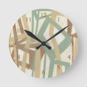 Freehand Painting von Norman Wyatt Runde Wanduhr