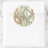 Freehand Painting von Norman Wyatt Runder Aufkleber (Tasche)