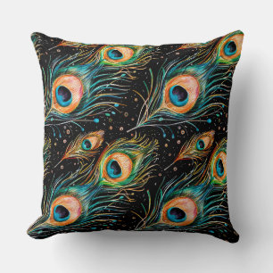 Freehand zeichnend mit Aquarellstiften Kissen