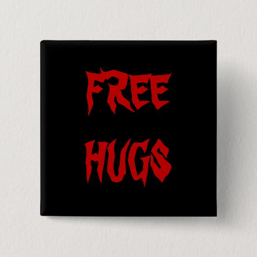 FREEHUGS BUTTON (Vorderseite)