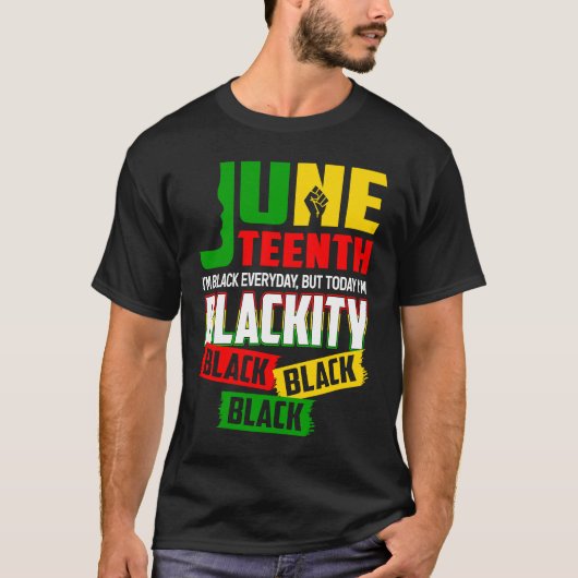 Freeish 1865 Black History Pride African American  T-Shirt (Vorderseite)