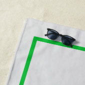 Freeish Juneteenth Border Strandtuch (Beispiel)