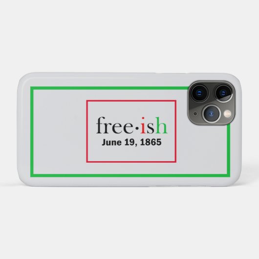 Freeish Juneteenth iPhone/iPad Gehäuse Case-Mate iPhone Hülle (Rückseite (Horizontal))