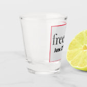 Freeish Juneteenth Schnapsglas (Links)