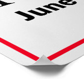 Freeish Juneteenth Value Poster Paper (Matte) (Ecke)