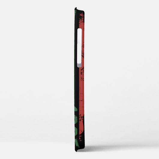 Freeish seit 1865 amerikanische Flagge afrikanisch Case-Mate iPhone Hülle (Rückseite / Links)