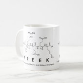 Freek Peptidname Tasse (Vorderseite Links)