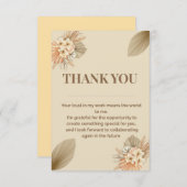 Freelance Client Danke Karte | Beruflicher Bus (Vorne/Hinten)