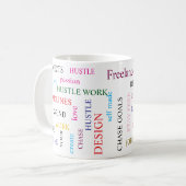 Freelance-Kaffee-Tasse / Glauben Sie an Ihre Tasse (Vorderseite Links)