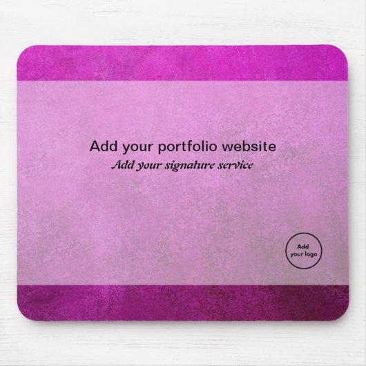 Freelance-Logo für lila Werbe-Nomaden Mousepad (Vorne)