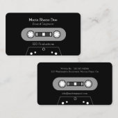 Freelance Musician Beruflich Business Card Visitenkarte (Vorne/Hinten)
