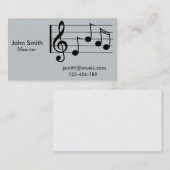 Freelance Musician, Session-Musiker Musiklehrer Visitenkarte (Vorne/Hinten)