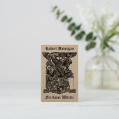 Freelance Services Mittelalterlicher Ritter 1925 V Visitenkarte (Stehend Vorderseite)