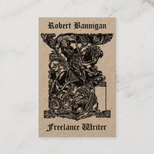Freelance Services Mittelalterlicher Ritter 1925 V Visitenkarte