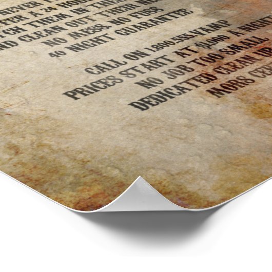 Freelance Vampire Slayer Poster (Ecke)