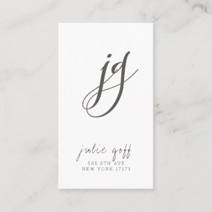 Freelance Writer, Author, Modern Beruflich Visitenkarte