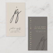 Freelance Writer, Author, Modern Beruflich Visitenkarte (Vorne/Hinten)