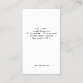 Freelance Writer Calligraphy Fountain Pen Visitenkarte (Rückseite)