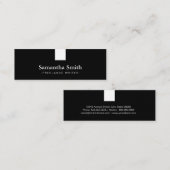 Freelance Writer für Schwarzweiß-Compact Mini Visitenkarte (Vorne/Hinten)