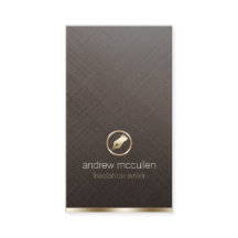 Freelance Writer Gold Pen Nib Icon Pinsel Metall