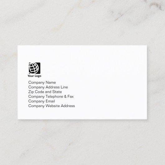 Freelance Writer Print Publishing Simple Monogram Visitenkarte (Rückseite)