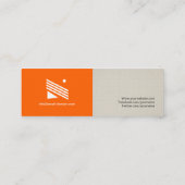 Freelance Writer - Simple Elegant Stylish Mini Visitenkarte (Rückseite)