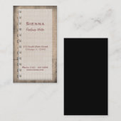 Freelance Writer Visitenkarte (Vorne/Hinten)