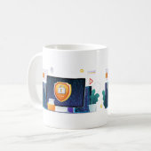 Freelancer Coffee Tasse (Vorderseite Links)