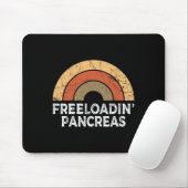 Freeloading Pankreas Retro Rainbow Typ 1 Diabetes Mousepad (Mit Mouse)
