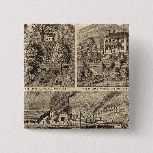 Freeman Brothers Works, Ohio Button (Vorderseite)
