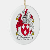 Freeman-Familienwappen Keramikornament (Rechts)