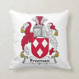 Freeman-Familienwappen Kissen