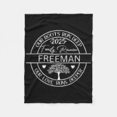 Freeman Family Wiedersehen Unsere Wurzeln laufen t Fleecedecke (Vorderseite)